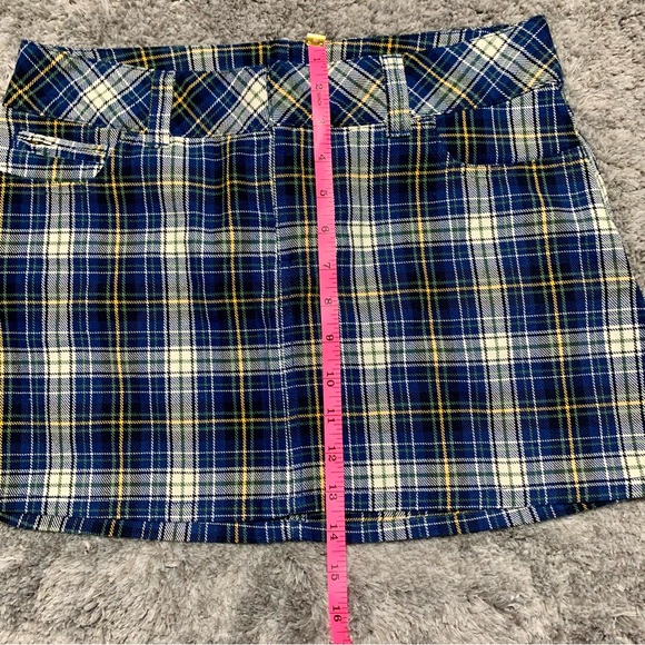 NWT Vintage Y2K Abercrombie & Fitch Plaid Micro Mini Skirt - Picture 4 of 6